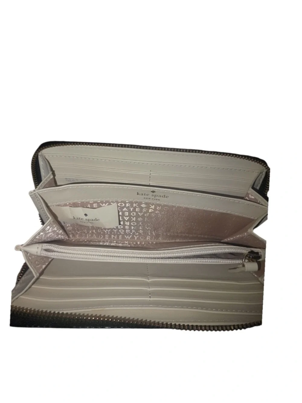 kate spade Black Patent Leather Clutch with Studded Pattern - Picture 3 of 5